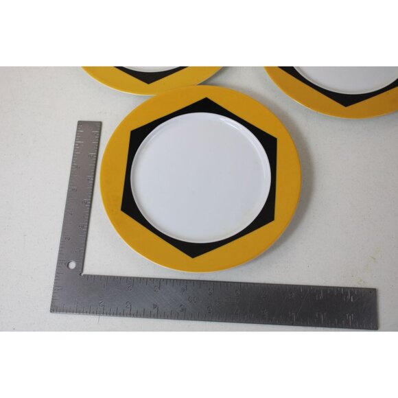 3 Block Spal Topaz Salad Plate 91333 Portugal Jewels Yellow Set Plates - Picture 4 of 4